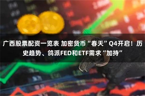 广西股票配资一览表 加密货币“春天”Q4开启！历史趋势、鸽派FED和ETF需求“加持”